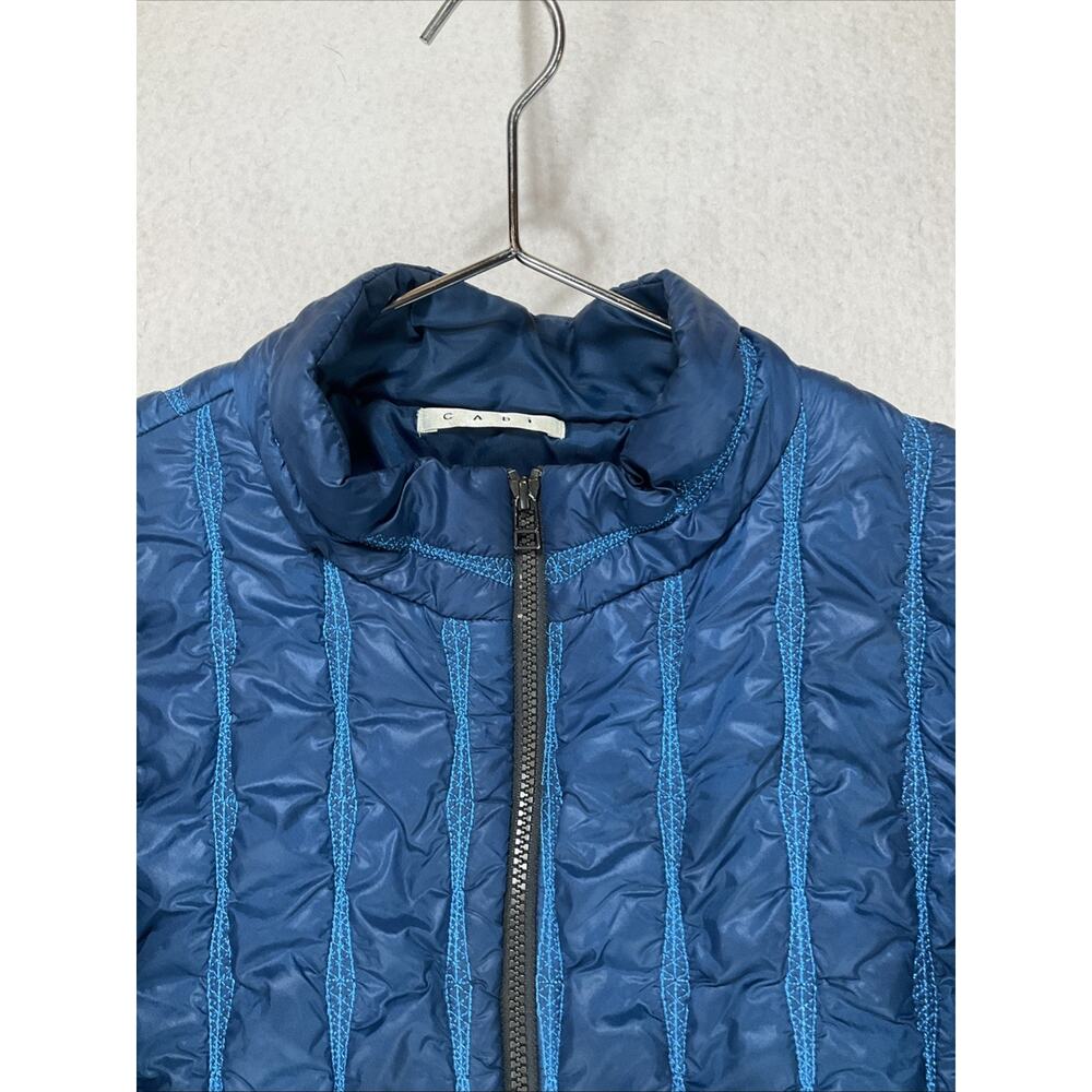 Cabi Poseidon Women’s Packable Quilted Puffer Jacket Cinch Waist Lightweight XL - Picture 2 of 13